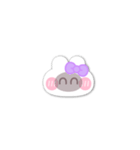 動くうしゃぎ！！3 紫色（個別スタンプ：21）