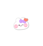 動くうしゃぎ！！3 紫色（個別スタンプ：22）