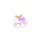 動くうしゃぎ！！3 紫色（個別スタンプ：24）