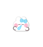 動くうしゃぎ！！3 水色（個別スタンプ：13）
