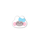 動くうしゃぎ！！3 水色（個別スタンプ：21）