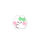 動くうしゃぎ！！3 緑色（個別スタンプ：8）