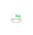 動くうしゃぎ！！3 緑色（個別スタンプ：20）