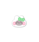 動くうしゃぎ！！3 緑色（個別スタンプ：21）