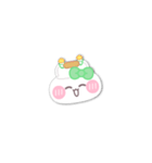 動くうしゃぎ！！3 緑色（個別スタンプ：24）