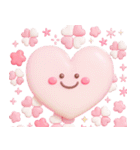 ピンクが好き♡3D♡毎日にカワイイを♡（個別スタンプ：30）