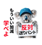 【野球】送りバント反対党の竜ファンコアラ（個別スタンプ：31）