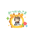 バスガイドスタンプ（個別スタンプ：12）