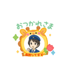 バスガイドスタンプ（個別スタンプ：14）