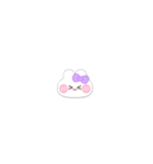 超小さいうしゃぎ！！1 紫色（個別スタンプ：6）