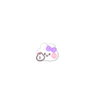 超小さいうしゃぎ！！1 紫色（個別スタンプ：11）