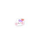 超小さいうしゃぎ！！1 紫色（個別スタンプ：13）
