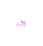超小さいうしゃぎ！！1 紫色（個別スタンプ：17）