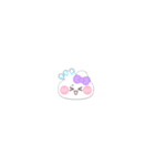 超小さいうしゃぎ！！1 紫色（個別スタンプ：19）
