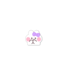 超小さいうしゃぎ！！1 紫色（個別スタンプ：23）