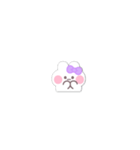 超小さいうしゃぎ！！1 紫色（個別スタンプ：24）