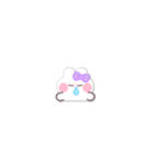 超小さいうしゃぎ！！1 紫色（個別スタンプ：26）