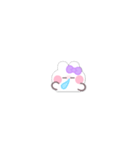 超小さいうしゃぎ！！1 紫色（個別スタンプ：27）