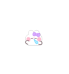 超小さいうしゃぎ！！1 紫色（個別スタンプ：28）