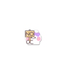 超小さいうしゃぎ！！1 紫色（個別スタンプ：30）