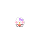 超小さいうしゃぎ！！1 紫色（個別スタンプ：33）
