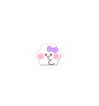 超小さいうしゃぎ！！1 紫色（個別スタンプ：35）