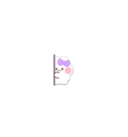 超小さいうしゃぎ！！1 紫色（個別スタンプ：39）