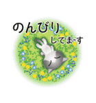 色々な猫6-1 短毛-立ち耳-グレー白（個別スタンプ：19）