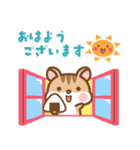 飛び出す！ シマリスのシマさんのスタンプ（個別スタンプ：1）