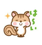 飛び出す！ シマリスのシマさんのスタンプ（個別スタンプ：7）