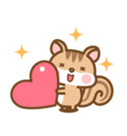 飛び出す！ シマリスのシマさんのスタンプ（個別スタンプ：21）