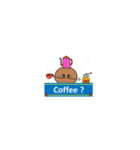 こぽこぽ こっぴぃ ＊*コーヒー豆の妖精＊*（個別スタンプ：24）