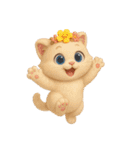毎日3Dにゃんこ（個別スタンプ：21）
