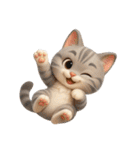 毎日3Dにゃんこ（個別スタンプ：22）