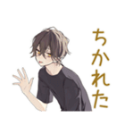 ゆるい黒猫系男子の日常（個別スタンプ：36）
