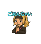 忍ギャルの日常（個別スタンプ：17）
