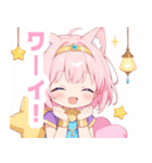 アラビアンナイトの猫の女の子スタンプ（個別スタンプ：18）