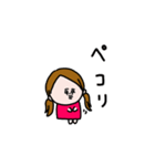 一年使える＊かわいい女子。（個別スタンプ：20）