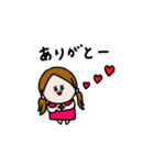 一年使える＊かわいい女子。（個別スタンプ：21）