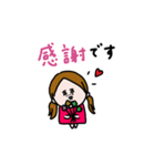 一年使える＊かわいい女子。（個別スタンプ：24）