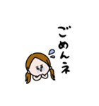 一年使える＊かわいい女子。（個別スタンプ：30）