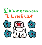 nenerinスタンプ日本語英語3気遣い修正（個別スタンプ：39）