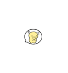 【小さくリアクション】シンプルまるい人（個別スタンプ：8）