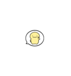 【小さくリアクション】シンプルまるい人（個別スタンプ：9）