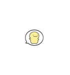 【小さくリアクション】シンプルまるい人（個別スタンプ：13）