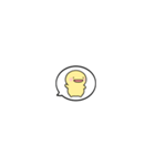 【小さくリアクション】シンプルまるい人（個別スタンプ：14）