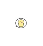 【小さくリアクション】シンプルまるい人（個別スタンプ：15）