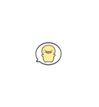 【小さくリアクション】シンプルまるい人（個別スタンプ：16）