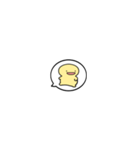 【小さくリアクション】シンプルまるい人（個別スタンプ：18）