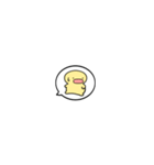 【小さくリアクション】シンプルまるい人（個別スタンプ：20）